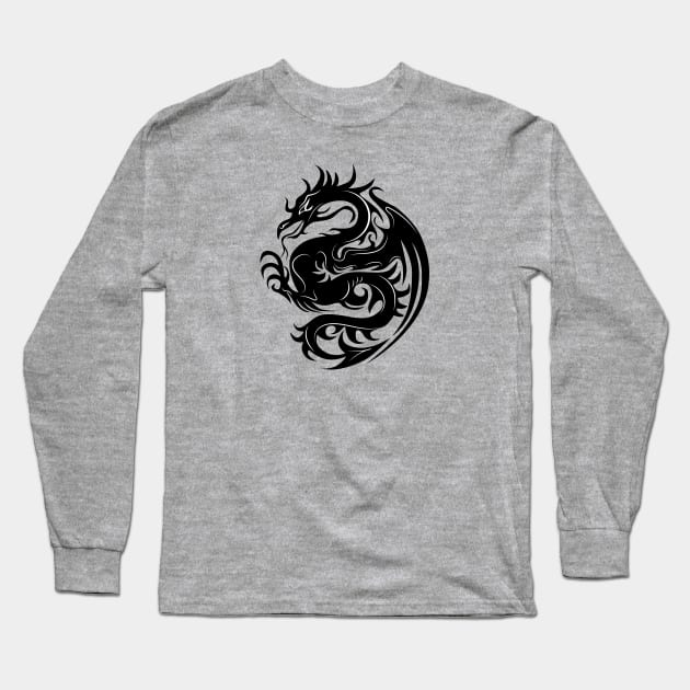 Dragon Long Sleeve T-Shirt by Wearable Designs